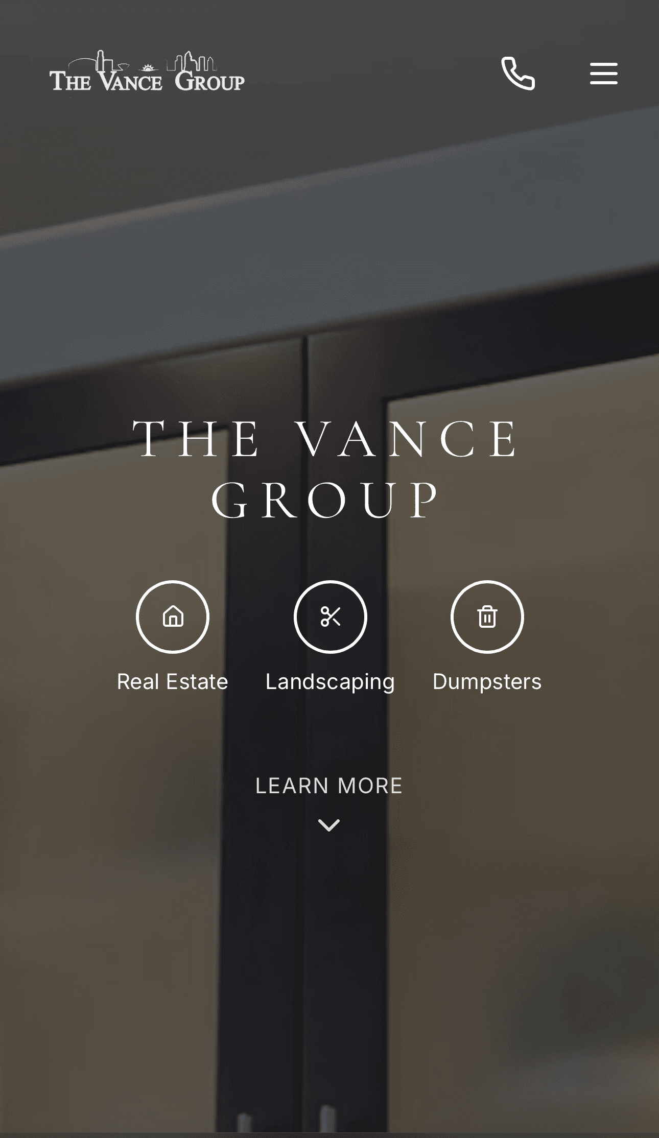 Vance Group Mobile View